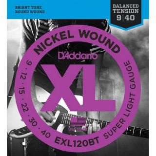 D'Addario EXL (09-40) Balanced Tension