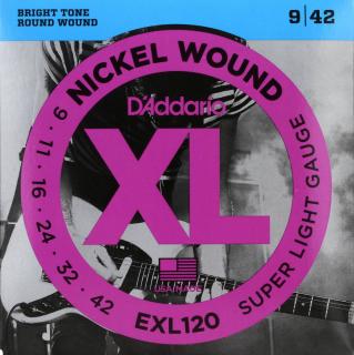 D'Addario EXL (09-42) Nickel Wound