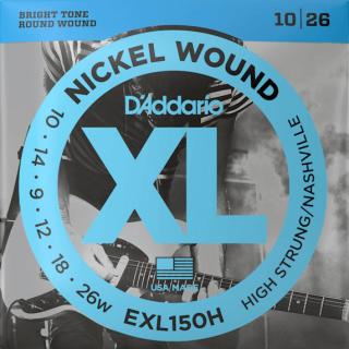 D'Addario EXL (10-26) Nickel Wound Nashville