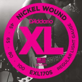 D'Addario EXL (45-100) Nickel Wound Short Scale