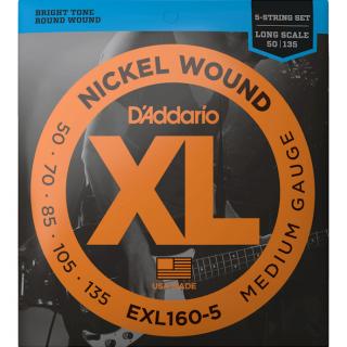 D'Addario EXL (50-135) Nickel Wound