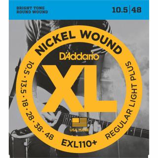 D'Addario EXL110+ (10.5-48) Nickel Wound