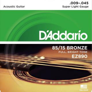 D'Addario EZ (09-45) 85/15 Bronze