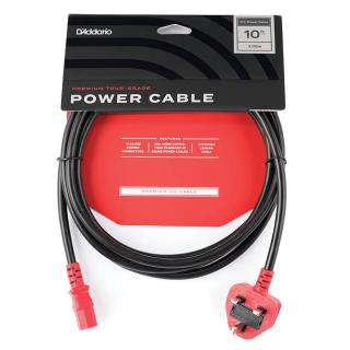D'Addario IEC to G Plug Power Cable 3 m