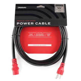 D'Addario IEC to NEMA Plug Power Cable 3 m