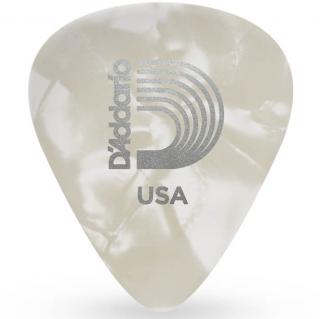 D'Addario White Pearl Celluloid Heavy 1.00 mm