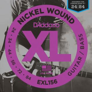 D'Addario XL156 (24-84) Nickel Wound Fender Bass VI