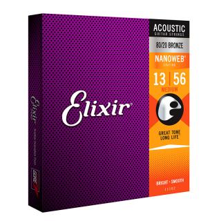 Elixir NanoWeb (13-56) 80/20 Bronze