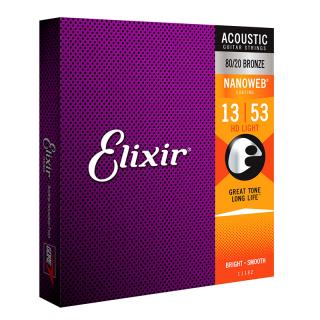 Elixir NanoWeb HD (13-53) 80/20 Bronze