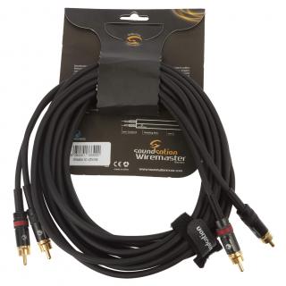 Kabel Soundsation Wiremaster 2 x RCA - 2 x RCA 5 m