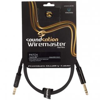Kabel Soundsation Wiremaster Jack TRS 6.3 - Jack TRS 6.3 1 m