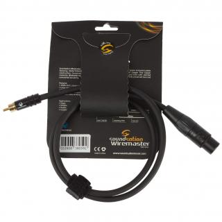 Kabel Soundsation Wiremaster RCA - XLR 0.6 m