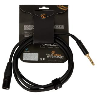 Kabel Soundsation Wiremaster XLR Męski - Jack TRS 6.3 mm 2 m