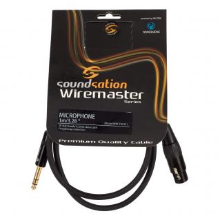 Kabel Soundsation Wiremaster XLR Żeński - Jack TRS 6.3 mm 1 m