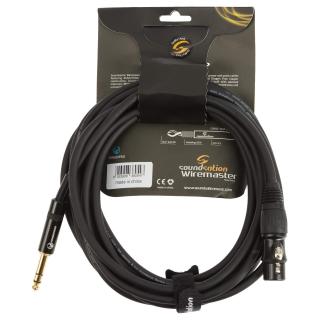 Kabel Soundsation Wiremaster XLR Żeński - Jack TRS 6.3 mm 5 m