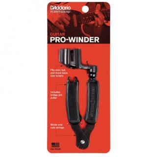 Korbka D'Addario Pro-Winder do Nawijania Strun z Obcinarką