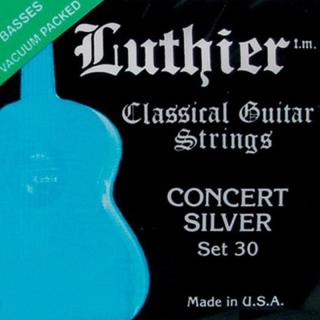 Luthier 30 Concert White Silver Medium to Hard Tension