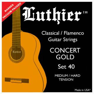 Luthier 40 Concert Gold Medium to Hard Tension