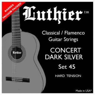 Luthier 45 Concert Dark Silver Hard Tension