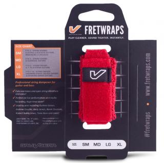 Opaska Tłumiąca Gruv Gear FretWraps Czerwona Medium