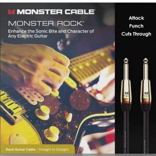 Profesjonalny Kabel Instrumentalny Monster Rock 6.4 m