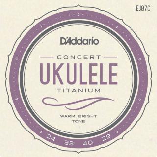 Struny do Ukulele Koncertowego D'Addario Titanium