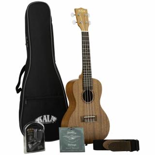 Ukulele Koncertowe Kala Satin Mahogany Zestaw Startowy