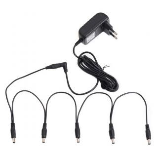 Zasilacz RockPower 9V DC 1300 mA (-) w Środku do 5 efektów