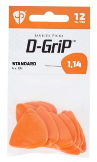 Zestaw 12 Kostek D-GRIP Standard 1.14