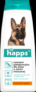 HAPPS szampon pielęgnacyjny dla psów o sierści mieszanej.