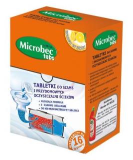Microbec bakterie do szamb i przydomowych oczyszczalni ścieków tabletki 16szt