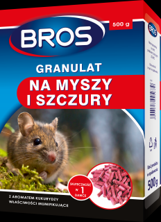 Trutka - granulat na myszy i szczury BROS 500 g