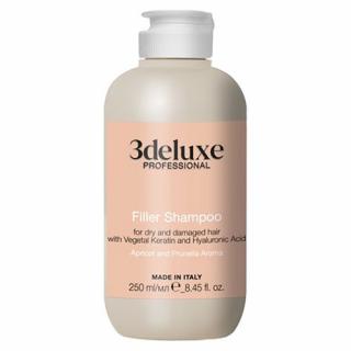 3DELUXE FILLER SZAMPON WYPEŁNIAJĄCY DO WŁOSÓW SUCHYCH I ZNISZCZONYCH 250 ML