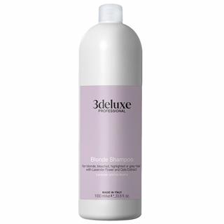 3DELUXE SZAMPON DO WŁOSÓW BLOND, ROZJAŚNIANYCH I SIWYCH Z LAWENDĄ I OWSEM 1000 ML