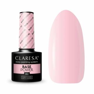 CLARESA BAZA POWER BASE 02 HYBRYDOWA JASNY RÓŻ 5G