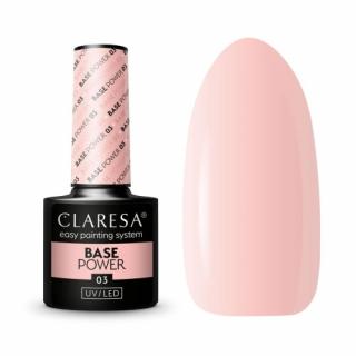 CLARESA BAZA POWER BASE 03 HYBRYDOWA BEŻOWO BRZOSKWINIOWA 5 G