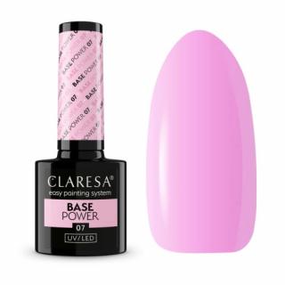 CLARESA BAZA POWER BASE 07 HYBRYDOWA CUKIERKOWY RÓŻ 5 G