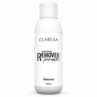 CLARESA REMOVER PŁYN DO USUWANIA ŻELU HYBRYDY Z PAZNOKCI 500 MlL