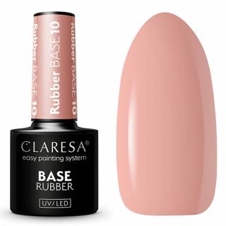 CLARESA RUBBER BASE 10 KARMEL ELASTYCZNA BAZA KAUCZUKOWA DO PAZNOKCI 5 G