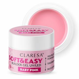 CLARESA SOFTEASY BABY PINK ŻEL BUDUJĄCY DO PAZNOKCI 12 G
