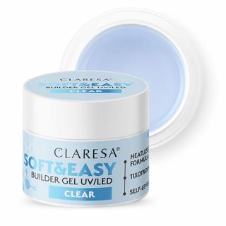 CLARESA SOFTEASY CLEAR ŻEL BUDUJĄCY PRZEZROCZYSTY 12 G