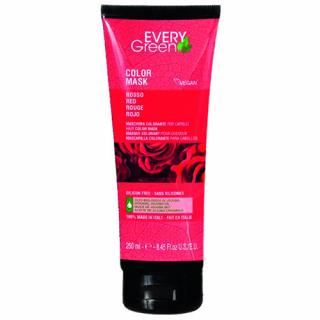 EVERY GREEN MASKA KOLORYZUJĄCA DO WŁOSÓW CZERWONA COLOR MASK RED DO 12 MYĆ 250ML