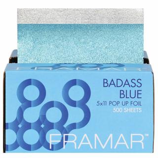 FRAMAR FOLIA ALUMINIOWA W PASKACH POP UP FOIL BADASS BLUE 5X11 12,7 x 27,9 CM 500 SZTUK PU-500BLU