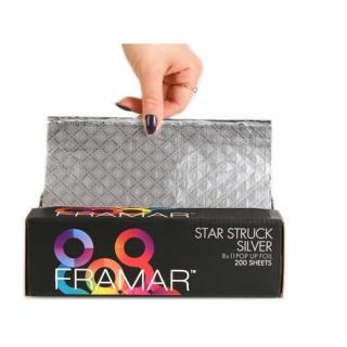 FRAMAR FOLIA ALUMINIOWA W PASKACH STAR STRUCK SILVER POP UP 8X11 20,3x27,3CM 200 SZTUK PU-200SIL