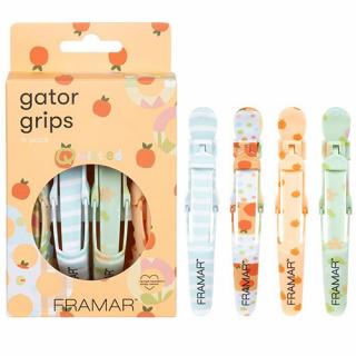 FRAMAR KLIPSY DO WŁOSÓW GATOR GRIPS QUILTED 4 SZT. CL-GG-QLT