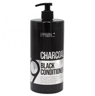 IMEL CHARCOAL CZARNA ODŻYWKA DO WŁOSÓW FARBOWANYCH I ZNISZCZONYCH Z WĘGLEM AKTYWNYM TONUJĄCA 1000ML