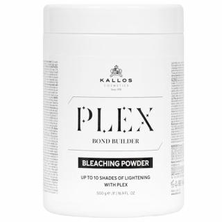 KALLOS PLEX BOND BUILDER BLEACHING POWDER ROZJAŚNIACZ DO WŁOSÓW DO 10 TONÓW 500G