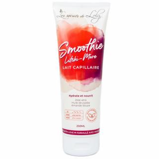 LES SECRETS DE LOLY SMOOTHIE LITCHI MURE MLECZKO NAWILŻAJĄCO-ODŻYWCZE DO STYLIZACJI WŁOSÓW MOCNO KRĘCONYCH 250ML