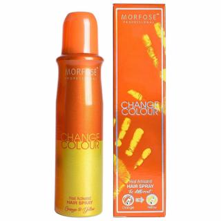 MORFOSE SPRAY KOLORYZUJĄCY TERMICZNY CHANGE COLOR ORANGE-YELLOW 150ML