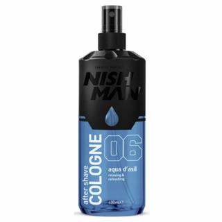 NISHMAN BARBER AFTER SHAVE COLOGNE WODA KOLOŃSKA W SPRAYU No. 06 AQUA D'ASIL 400 ML